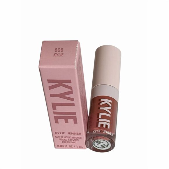 Kylie Cosmetics Matte Liquid Lipstick Shade 808 KYLIE Mini Size - Picture 5 of 5
